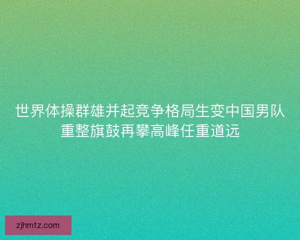 世界体操群雄并起竞争格局生变中国男队重整旗鼓再攀高峰任重道远